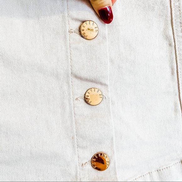 Forever 21 | rose denim skirt - Picture 5 of 5